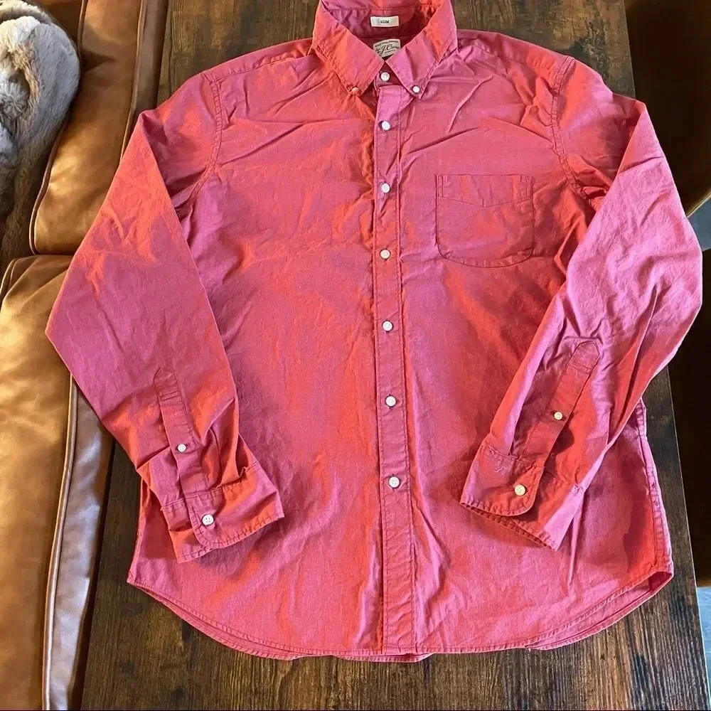JCrew red button down